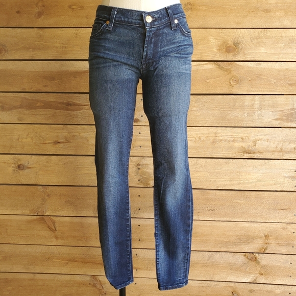 🌷🌷 7 for all mankind THE SKINNY JEAN - Picture 1 of 7